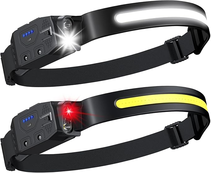LHKNL 2-Pack 230° Wide Beam Headlamp
