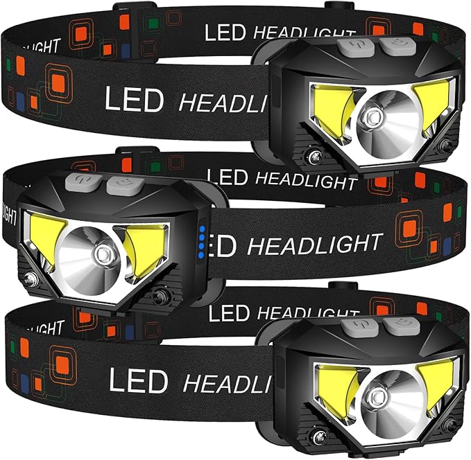 LHKNL 3-Pack Headlamp